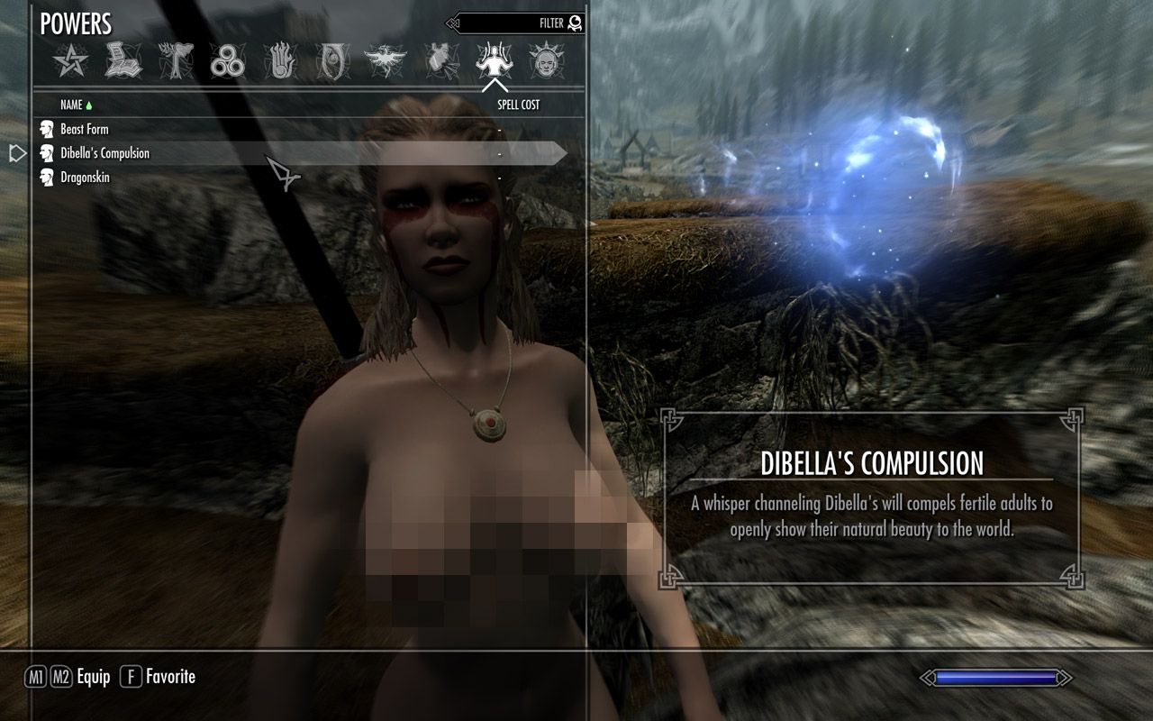 Oblivion Nude Spell 95