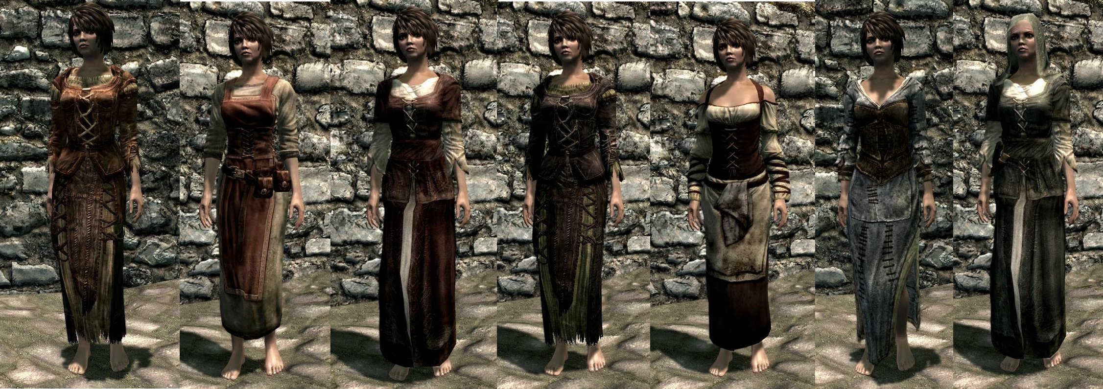 skyrim female armor no mods