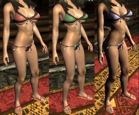 Layer Bikini By Anano Conversion To Unpb Bbp Bbpx Skyrim Mod