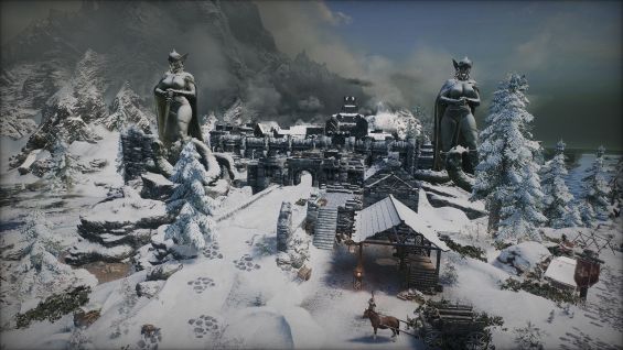 Mighty Nsfw Statues For Windhelm Bridge Skyrim Special Edition Mod