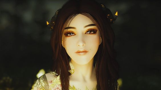 Lilith High Poly Racemenu Preset 髪顔体 Skyrim Special Edition Mod