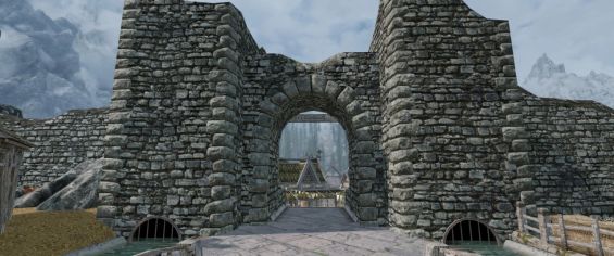 Whiterun Rewalled Wall Retexture With Parallax Support