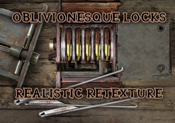 Oblivionesque Locks Realistic Retexture モデルテクスチャ Skyrim Special