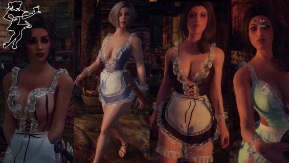 Waitress Outfits For Immersive Wenches Skyrim Special