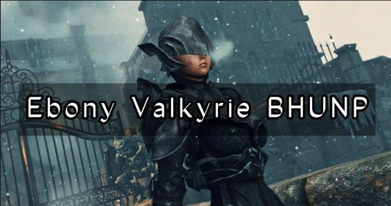 Ebony Valkyrie Bhunp Skyrim Special Edition Mod Mod