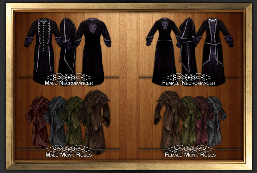 服-ロ-ブ. Opulent Outfits - Mage Robes of Winterhold v4. 