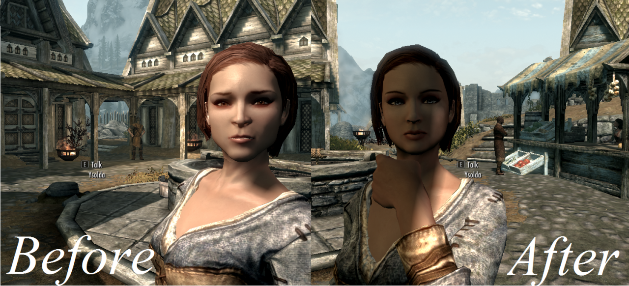 skyrim how to change npc appearance console