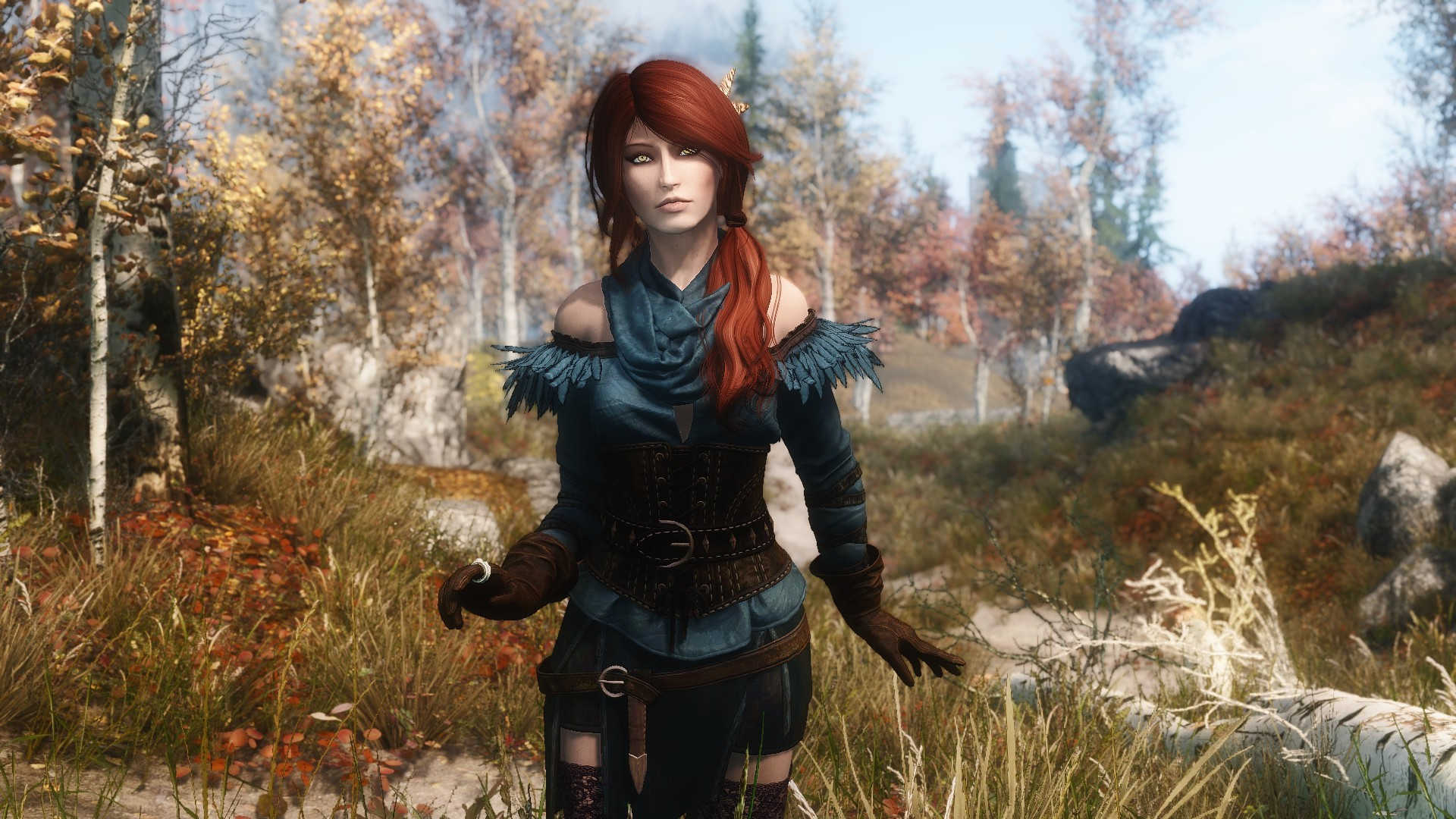 Skyrim the witcher 3 armors фото 54