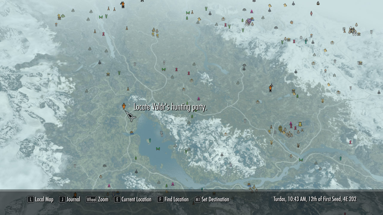 Atlas Map Markers for Skyrim Blackreach Dawnguard and Dragonborn. の マ ッ プ ア...