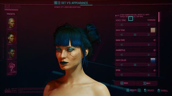 Clouds Receptionist And Blue Moon Hair For Femv キャラクター Cyberpunk 2077 Mod データベース Mod紹介・まとめサイト 2171