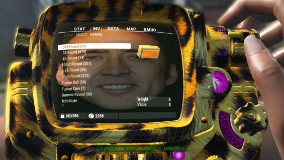 Leopard Skin Pip Boy ピップボーイ Fallout4 Mod データベース Mod紹介 まとめサイト