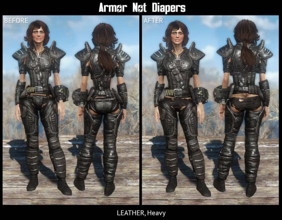 Armor Not Diapers 防具 アーマー Fallout4 Mod データベース Mod紹介 まとめサイト