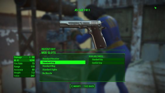 Wwii Colt M1911a1 Of Freedom 日本語化対応 武器 Fallout4 Mod データベース Mod紹介 まとめサイト