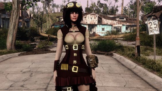 fallout4 ストア 服 裸足