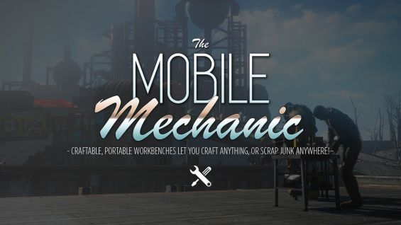 The Mobile Mechanic Portable Workbenches And Junk Scrapping 日本語化対応 クラフト 装備 Fallout4 Mod データベース Mod紹介 まとめサイト