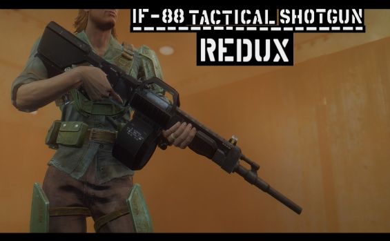 IF-88 Tactical Shotgun REDUX 日本語化対応 武器 - Fallout4 Mod 