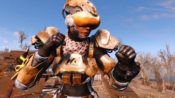 Overwatch Pharah Security Chief Armor 防具 アーマー Fallout4 Mod データベース Mod紹介 まとめサイト