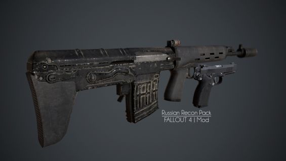 Russian Recon Pack Svu And Mp443 武器 Fallout4 Mod