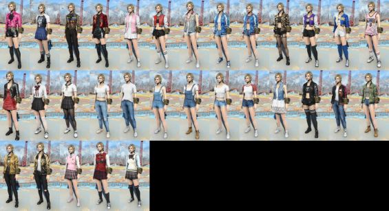 K Girl Outfits 服 Fallout4 Mod データベース Mod紹介 まとめサイト