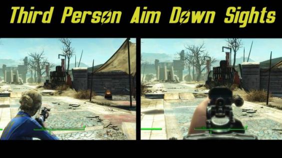 Third Person Aim Down Sights ゲームプレイ Fallout4 Mod データベース Mod紹介 まとめサイト