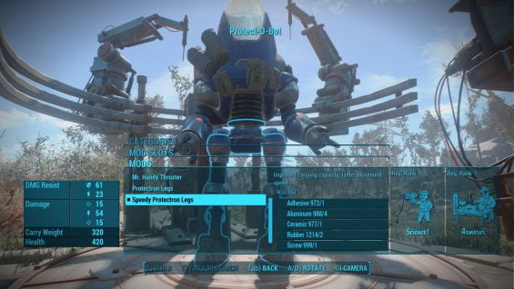 Speedy Protectron Legs For Automatrons 日本語化対応 クラフト その他 Fallout4 Mod データベース Mod紹介 まとめサイト
