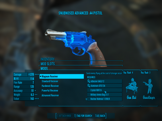 True 44 Magnum Handcannon Revolver 日本語化対応 武器 Fallout4 Mod データベース Mod紹介 まとめサイト