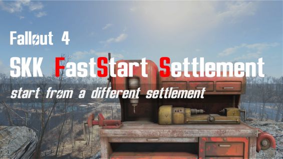 Skk Fast Start Location 日本語化対応 ゲームシステム変更 Fallout4 Mod データベース Mod紹介 まとめサイト