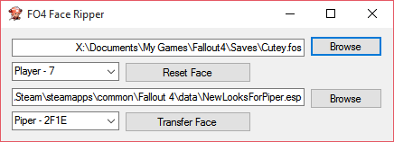 Face Ripper ユーティリティ Fallout4 Mod データベース Mod紹介 まとめサイト