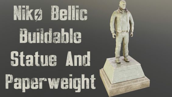 Niko Bellic Buildable Statue And Paperweight 日本語化対応 居住地 Fallout4 Mod データベース Mod紹介 まとめサイト