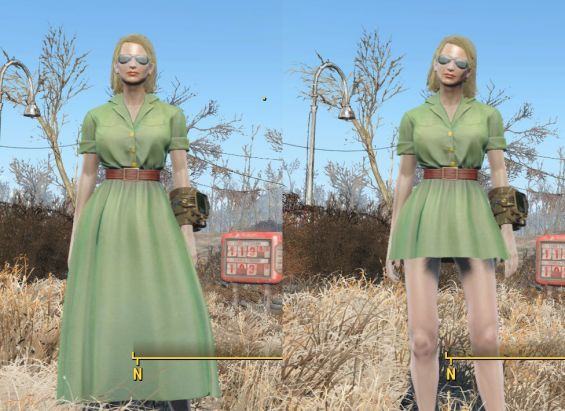 安い fallout4 mod ドレス