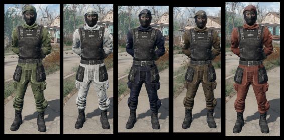 Faction Field Outfits 防具 アーマー Fallout4 Mod データベース Mod紹介 まとめサイト