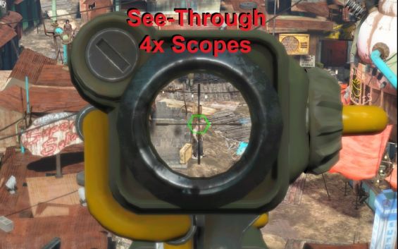 See through scopes fallout 4 как установить