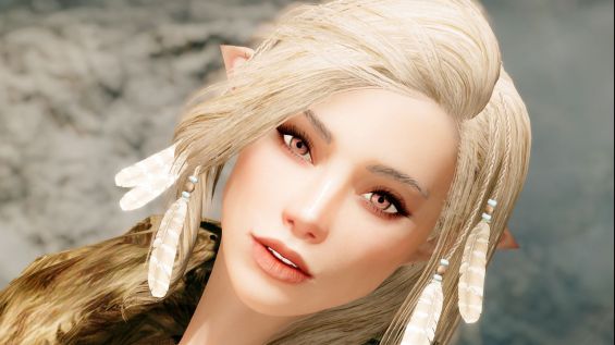 Evelyn - a High Poly Racemenu preset キャラクタープリセット - Skyrim Mod データベース ...