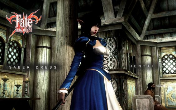 Saber Dress By Hentai 鎧 アーマー Skyrim Mod データベース Mod紹介 まとめサイト