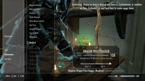 Unlock Unique Enchantments 魔法 呪文 エンチャント Skyrim Mod データベース Mod紹介 まとめサイト
