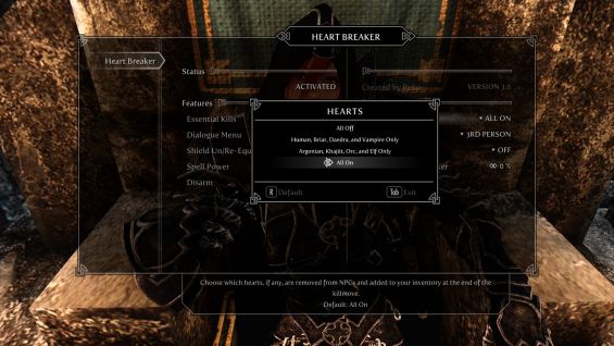 Heart Breaker A Killmove Mod 戦闘 Skyrim Mod データベース Mod紹介 まとめサイト