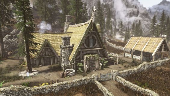 Skyrim PS4 Mods: Skyfall Estate (Player Home) 