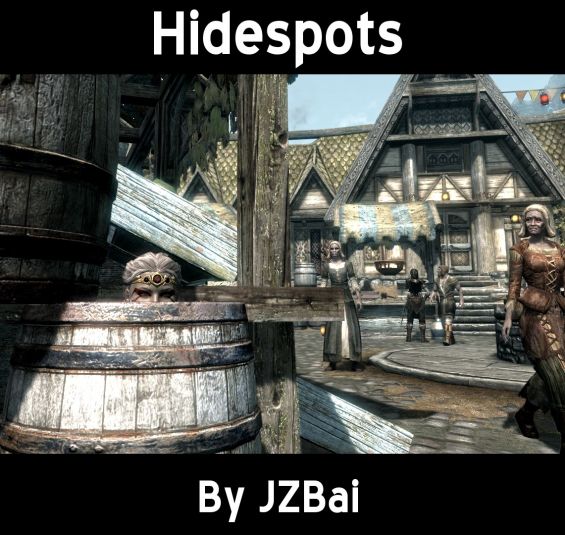 Hidespots 日本語化対応 ステルス Skyrim Mod データベース Mod紹介 まとめサイト