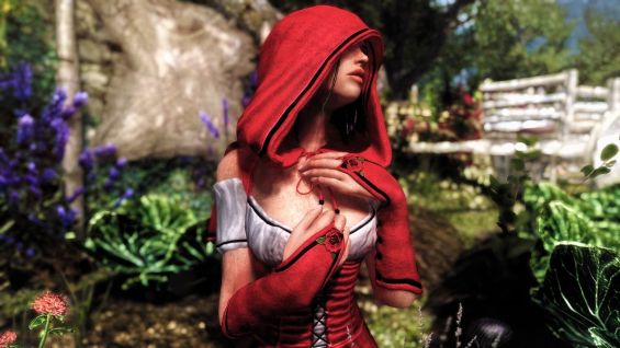 Gwelda Little Red Riding Hood Outfit Unpb 7b Bombshell Tbbp 鎧 アーマー Skyrim Mod データベース Mod紹介 まとめサイト