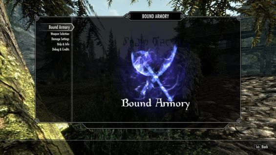 Bound Armory Extravaganza The Mcm Version 日本語化対応 魔法 ゲームプレイ Skyrim Mod データベース Mod紹介 まとめサイト