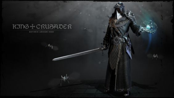 Dcr King Crusader Armor 日本語化対応 鎧 アーマー Skyrim Mod データベース Mod紹介 まとめサイト