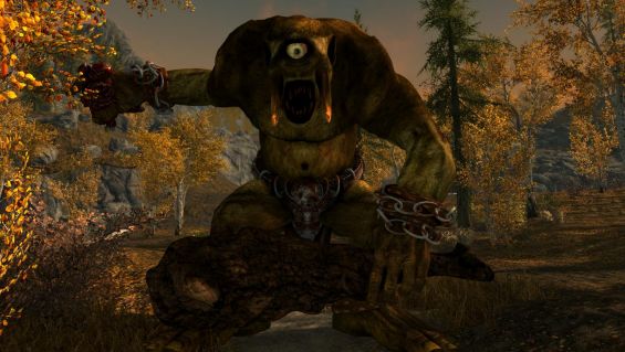 Cyclopes Mihail Monsters And Animals Mihail Oldrim Mod 日本語化対応 クリーチャー Skyrim Mod データベース Mod紹介 まとめサイト