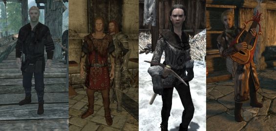 skyrim ストア 追加種族 服