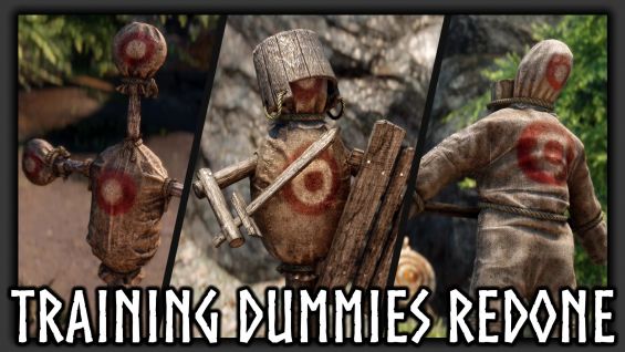 ElSopa Training Dummies Redone Skyrim Special Edition Mod   1697778360 