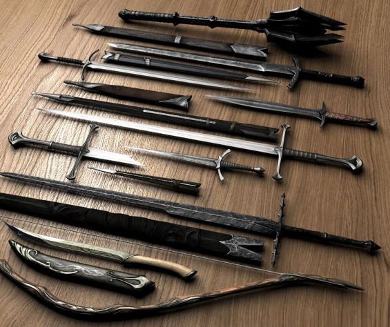 Isilmeriel Lotr Weapons Collection Sse 日本語化対応 武器 Skyrim Special Edition Mod データベース Mod紹介 まとめサイト