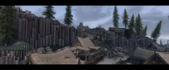 Rorikstead Basalt Cliffs Skyrim Special Edition Mod MOD   1557636456 