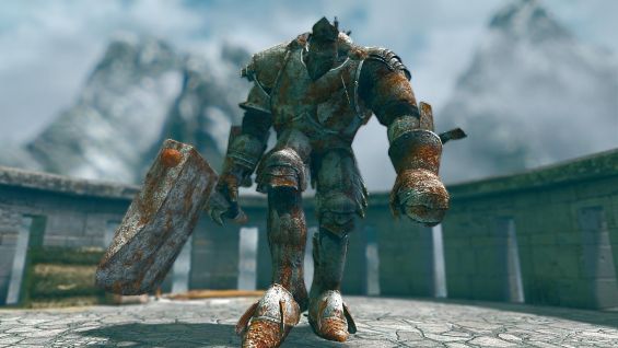 Iron Golem Mihail Monsters And Animals Mihail Sse Port 日本語化対応 クリーチャー 騎乗 Skyrim Special Edition Mod データベース Mod紹介 まとめサイト