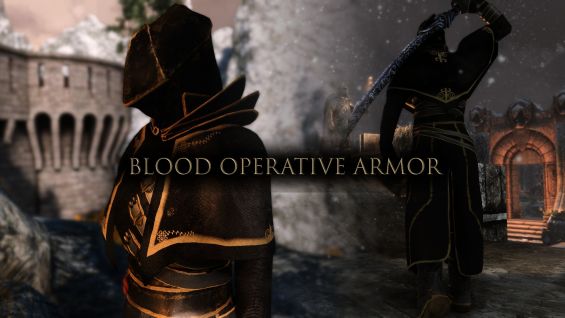 Blood Operative Armor Male And Female Armor 鎧 アーマー Skyrim Special Edition Mod データベース Mod紹介 まとめサイト