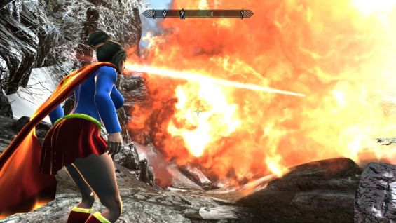 Ultimate Superman Supergirl Mod 魔法 呪文 エンチャント Skyrim Special Edition Mod データベース Mod紹介 まとめサイト