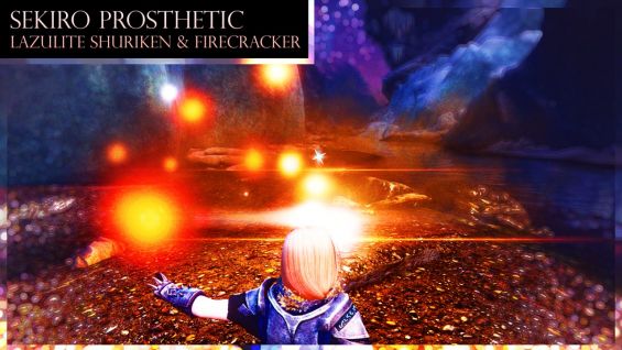 Sekiro Prosthetics Lazulite Shuriken And Firecracker 魔法 呪文 エンチャント Skyrim Special Edition Mod データベース Mod紹介 まとめサイト